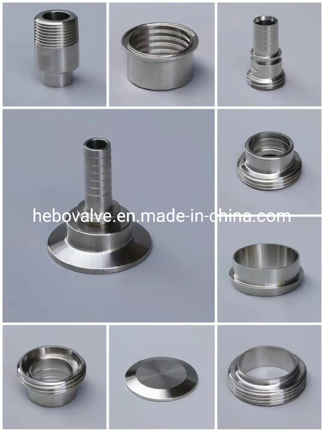 3A Sanitary Stainless Steel Pipe Fitting Hose Adapter Food Grade