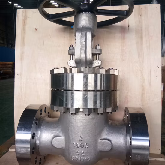 Válvula de gaveta API 600/ASME B16.34 A216 Wcb CF8 CF8m Lcb Lcc