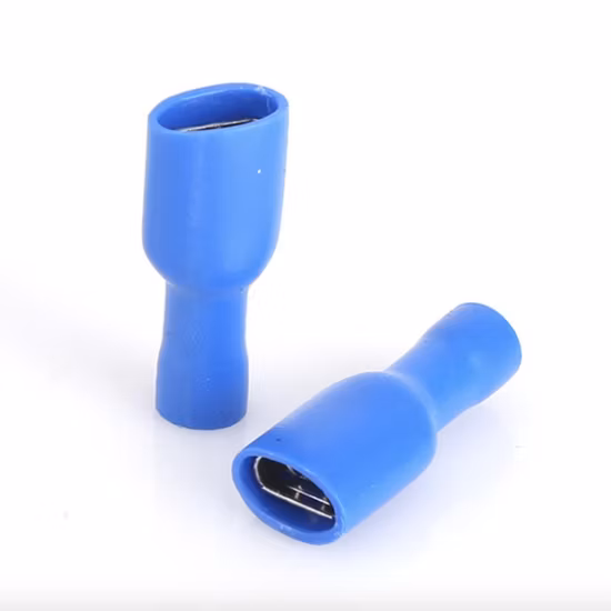 O cabo de fio do conector terminal do friso da desconexão rápida fêmea inteiramente isolada do PVC desconecta